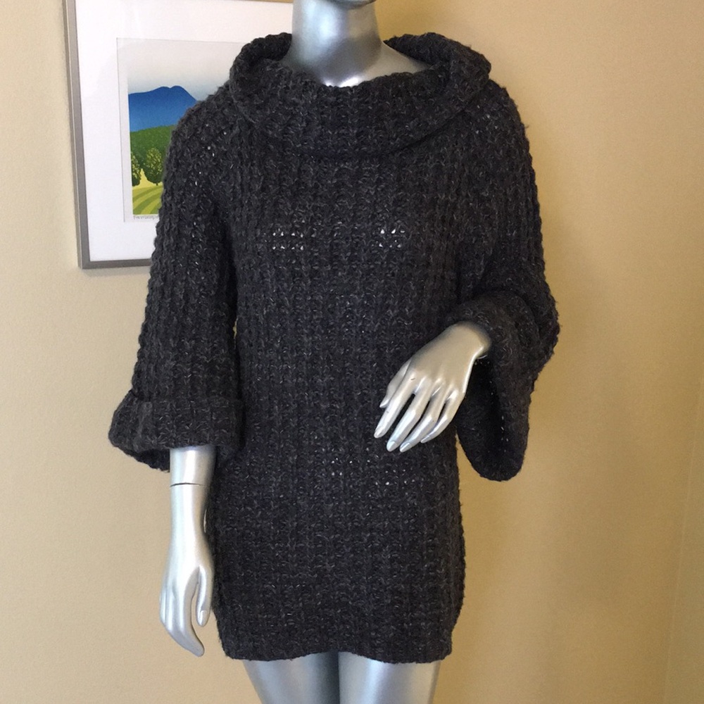 CAROL ROSE | Open Knit Wool Blend Sweater